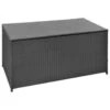 VidaXL Tuinbox 120x50x60 Cm Poly Rattan Zwart -VIDAXL || Prosperplast || Decoris Winkel 1000004042