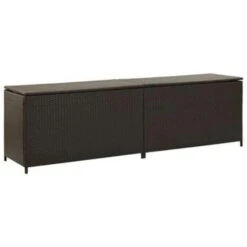 VidaXL Tuinbox 200x50x60 Cm Poly Rattan Bruin