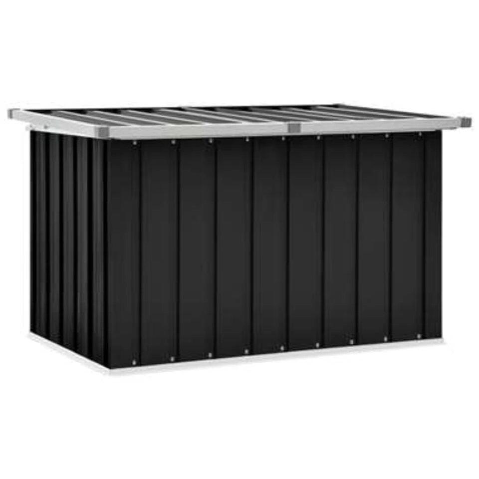 VidaXL Tuinbox 109x67x65 Cm Antraciet 3 VidaXL Tuinbox 109x67x65 Cm Antraciet