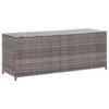 VidaXL Tuinbox 120x50x60 Cm Poly Rattan Grijs -VIDAXL || Prosperplast || Decoris Winkel 1000004079