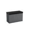 Keter Darwin Opbergbox - 670L - 142,5x65,5x89,52cm - Grijs -VIDAXL || Prosperplast || Decoris Winkel 1000069998