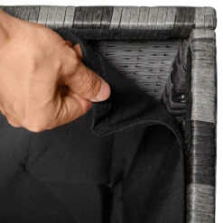 Tectake - Kussenbox Oslo - Grijs - 145x82,5x79,5cm -VIDAXL || Prosperplast || Decoris Winkel 1000081766 0103