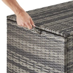 Tectake - Kussenbox Opbergbox Kuusamo Grijs -VIDAXL || Prosperplast || Decoris Winkel 1000081769 0103