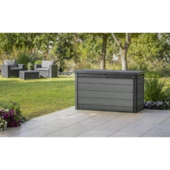 Keter Cortina Opbergbox - 757L - 151.7x72.5x90 Cm - Grijs -VIDAXL || Prosperplast || Decoris Winkel 1000093188 0102