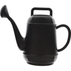 Decoris Gieter - 12 Liter - Zwart - Kunststof