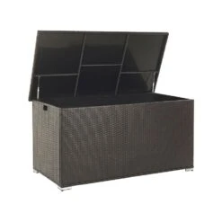 Beliani Kist MODENA - Bruin Pe Rotan