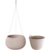 Prosperplast Bloempot Splofy - Taupe - Ophangbaar - Kunststof - 29 Cm -VIDAXL || Prosperplast || Decoris Winkel 1436379117