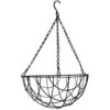 Merkloos Bloempot Hangmand - Zwart - Incl Ophangmateriaal - 40 Cm -VIDAXL || Prosperplast || Decoris Winkel 1485452107