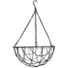 Merkloos Bloempot Hangmand - Zwart - Incl Ophangmateriaal - 35 Cm -VIDAXL || Prosperplast || Decoris Winkel 1515589479
