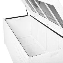 Beliani Kist MODENA - Wit Pe Rotan -VIDAXL || Prosperplast || Decoris Winkel 1688190001 0102