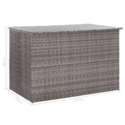 VidaXL Tuinbox 150x100x100 Cm Poly Rattan Grijs -VIDAXL || Prosperplast || Decoris Winkel 17628e5063f74840b4ac3fcf22bc0464