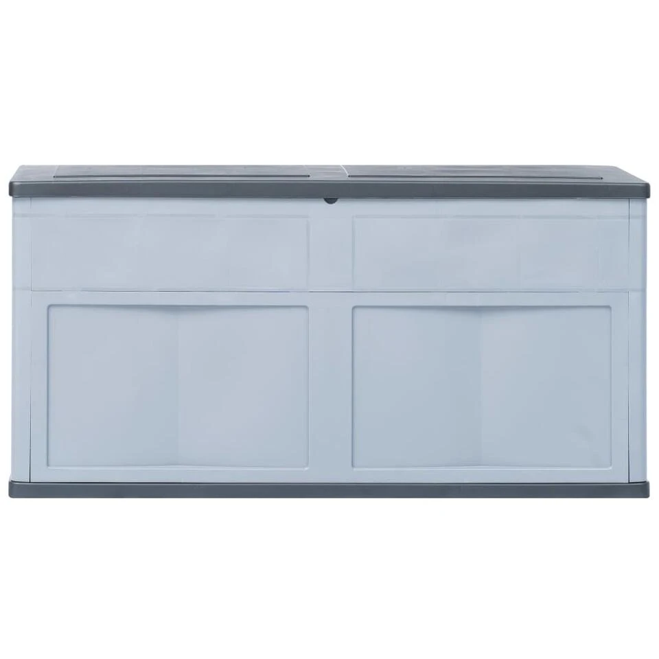 VidaXL Opbergkist 320 L Grijs Zwart 6 VidaXL Opbergkist 320 L Grijs Zwart - Afbeelding 4