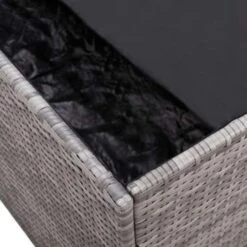 VidaXL Tuinbox 120x50x60 Cm Poly Rattan Grijs -VIDAXL || Prosperplast || Decoris Winkel 4f44fef8178a44e5900020b145949314