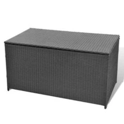 VidaXL Tuinbox 120x50x60 Cm Poly Rattan Zwart -VIDAXL || Prosperplast || Decoris Winkel 564049f9625e4addb4201848a4339405