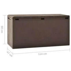 VidaXL Tuinbox 114x47x60 Cm Bruin -VIDAXL || Prosperplast || Decoris Winkel 5b74ec3c6a05450392aa9bbfdf106141
