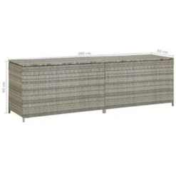VidaXL Tuinbox 200x50x60 Cm Poly Rattan Grijs -VIDAXL || Prosperplast || Decoris Winkel 7fb247d1370b4fff8fef0e97cc7da31a
