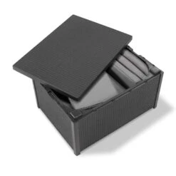 Allibert Tuintafel Arica - Grijs - 79x59x42 Cm -VIDAXL || Prosperplast || Decoris Winkel 81019863 0102